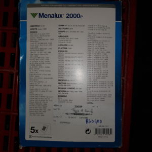 MENALUX 9002561117 Sacs en papier compatibles 2000P pour Aspirateur Bosch, Kärcher, Siemens...