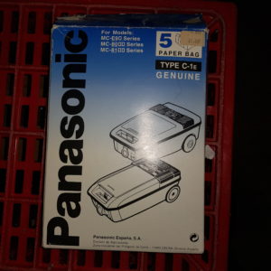 Sacs x5 pour aspirateur PANASONIC séries MC-E9.., 80.., 81..