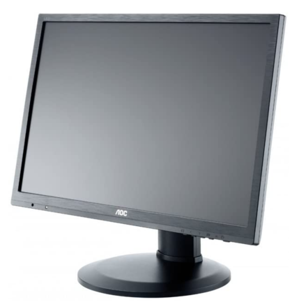 Moniteur PC AOC E2060PWDA Ecran LED 19,5" (49,53 cm) 1600 x 900 5 ms VGA/DVI Noir