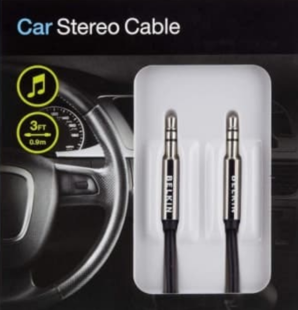 Câble Belkin 3,5 mm à 3,5 mm (0.9m) Car Stéréo AUX