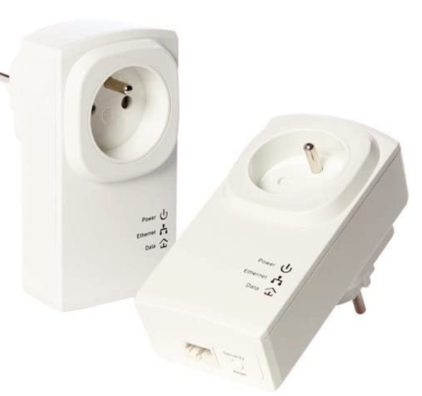 Bigben Kit de 2 adaptateurs CPL avec Prise électrique 500 Mbps