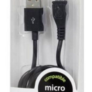 Câble data universel micro USB Noir
