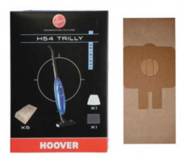 Sacs aspirateur x5 pour aspirateur Hoover H54 trilly