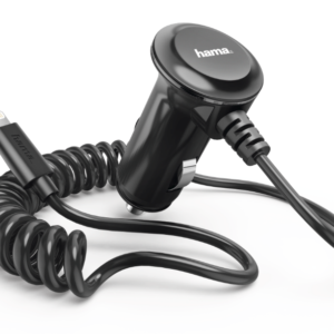 Hama Car Charger, Lightning, 1 A, black