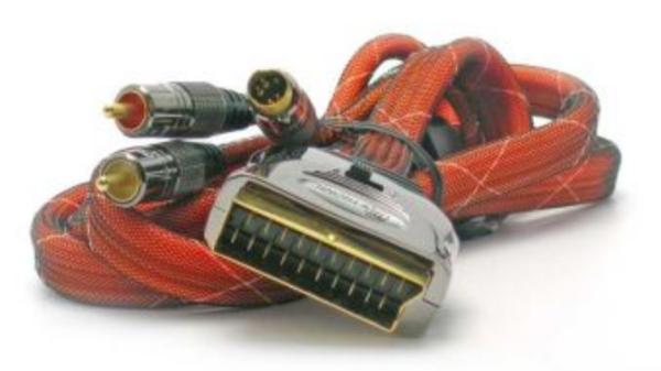Metronic Cordon péritel M / 2 RCA + S-Vidéo 1,5 m 420215