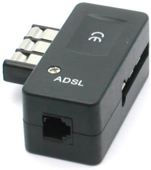 Metronic Filtre ADSL Noir 483602