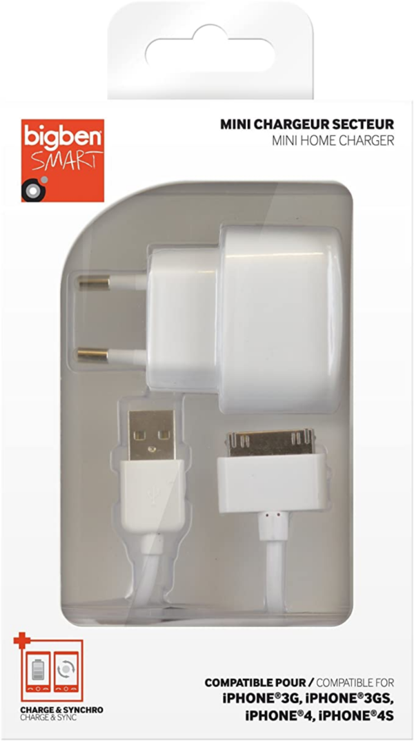 Chargeur de Voyage pour iPhone 3G/3GS/4/4S