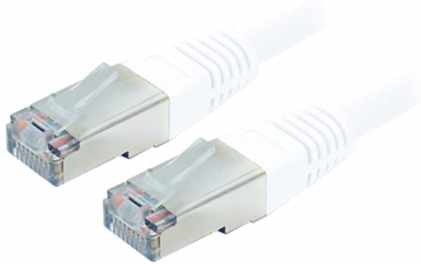 Omenex 491217 Câble RJ45 15 M Blanc
