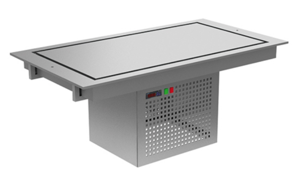 Table refroidissante avec son compresseur