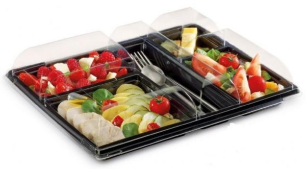 Plateau repas jetable