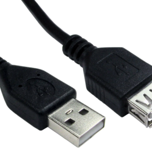 Omenex 691304 Rallonge USB 2.0 AA M/F 1,5 M Noir