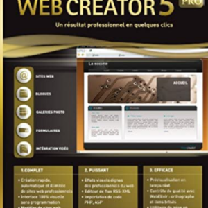 WebCreator 5.2pro - Logiciel de création de site web