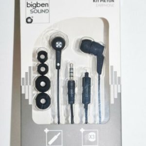 KIT PIÉTON NOIR JACK 3,5 MM STÉRÉO