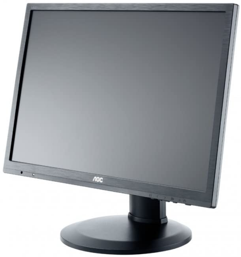AOC E2060PWDA Ecran PC LED 19,5″ (49,53 cm) 1600 x 900 5 ms VGA/DVI Noir –  Donnez une 2e vie