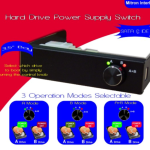 Mitron Interlink - Hard Drive Power Switch selector
