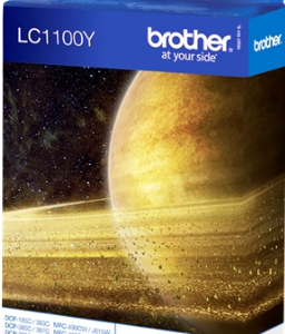 Brother LC-1100 (LC1100Y) Cartouche d'encre Jaune