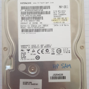 Disque Dur 250Go HITACHI HDS721025CLA382 3.5 Sata II-300 16Mo 7200