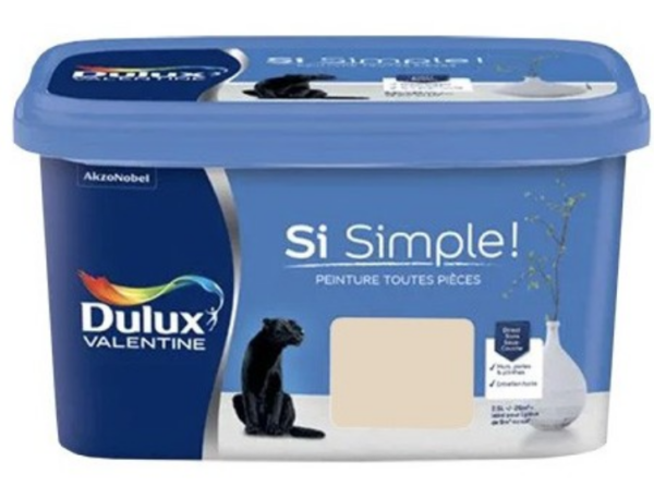 Peinture Dulux Valentine Si Simple! Le Crème 2,5L