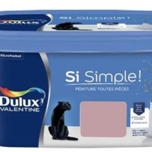 Peinture Dulux Valentine Si Simple! Le Rose intense 2,5L