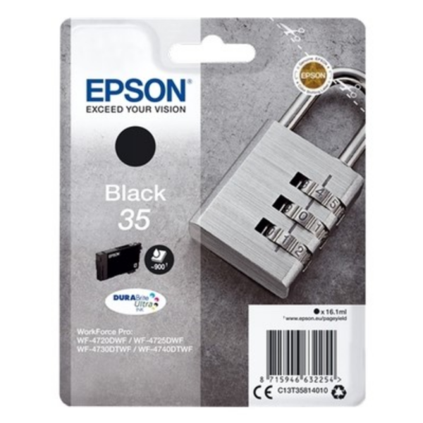 Epson 35 - Cadenas Cartouche Noir WorkForce Pro
