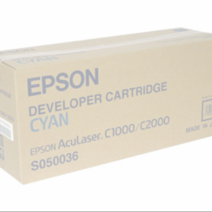 TONER CYAN EPSON D'ORIGINE C1000- C2000 C13S050036