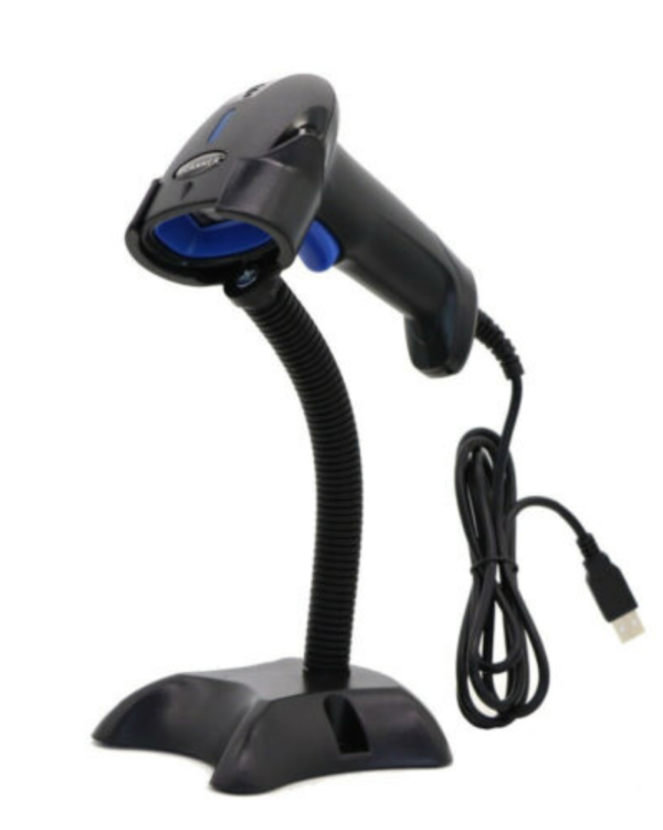 Lecteur de code barre Douchette Scan Scanner USB avec socle Symbol