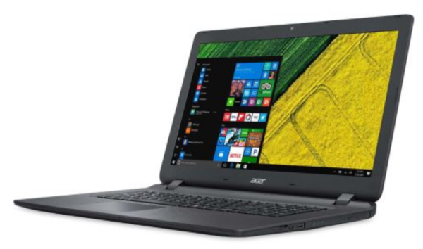 PC Portable Acer Aspire ES 17 ES1-732-P6XT 17.3" Intel Pentium N4200 4 Go RAM 1 To SATA Noir