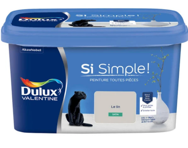 Peinture Dulux Valentine si simple le lin 2,5L