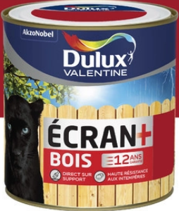 Peinture Ecran + Bois Satin Géranium 0,5 L - Dulux Valentine