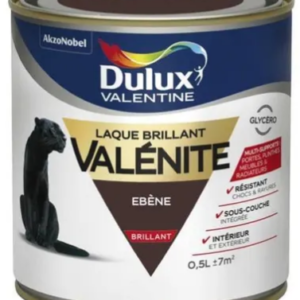 Peinture mur et boiserie Si simple ! DULUX VALENTINE gris moyen satiné 0.5 l