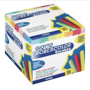 Robercolor Boîte de 100 craies enrobées couleurs