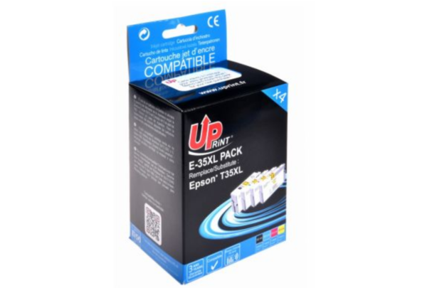 Pack de cartouches d'encre de marque Uprint E-35XL PACK pour Epson 35XL