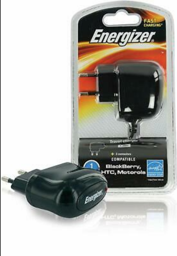 ENERGIZER Chargeur secteur BlackBerry-HTC-Motorola 3 connecteurs