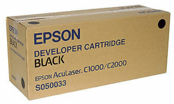 TONER NOIR EPSON D'ORIGINE C1000- C2000 C13S050033