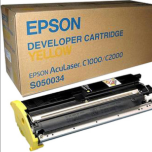 TONER JAUNE EPSON D'ORIGINE C1000- C2000 C13S050034