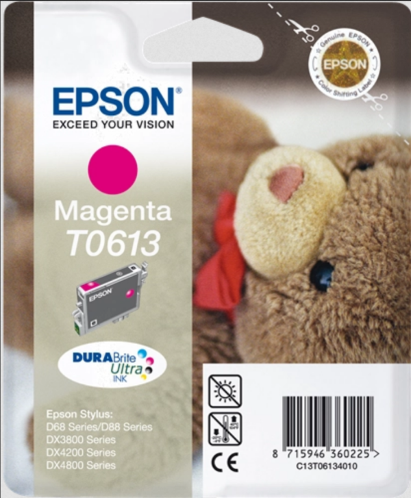 Epson T0613 - Cartouche Encre - Magenta