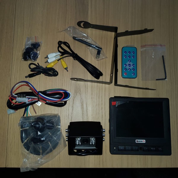 Système de rétrovision couleur moniteur 14cm + caméra 120° WIFI