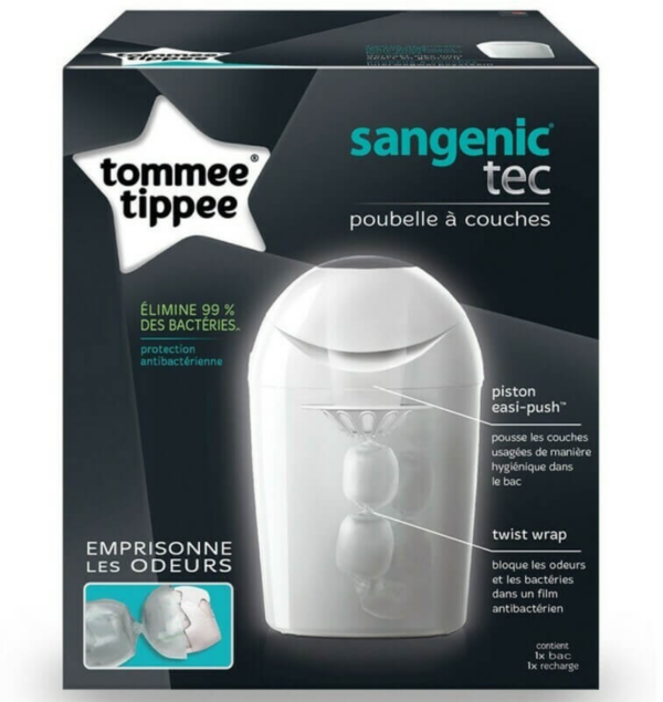 Poubelle à couches - Sangenic Tec - Blanc