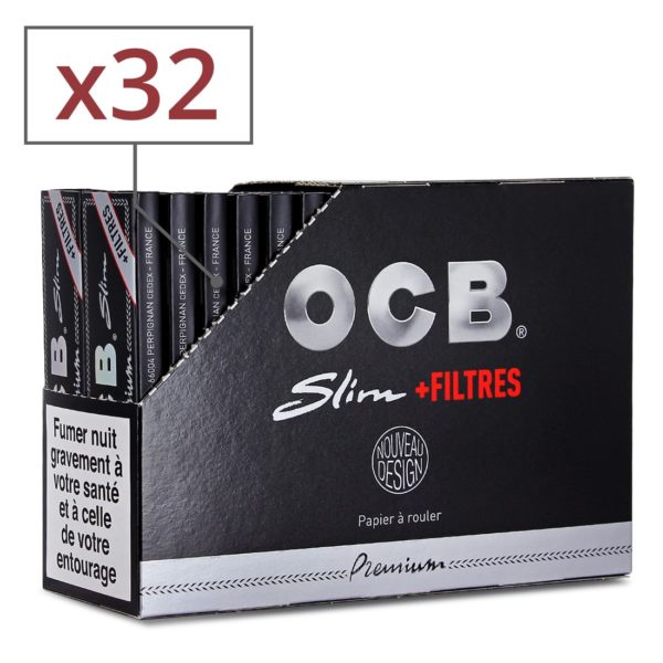 Feuille à rouler OCB Slim + filtres x 32