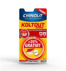 Adhésif Double Face Koltout Express 19mm 3m - CYANOLIT
