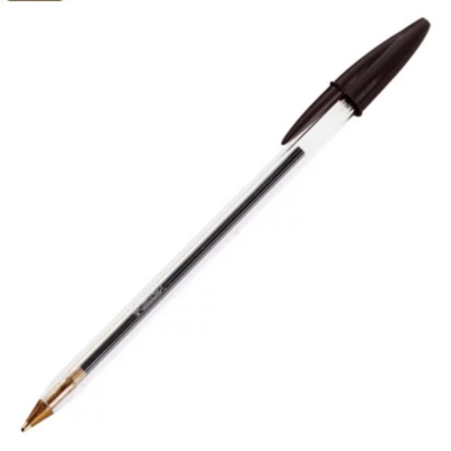 Stylo à Bille Bic Cristal Noir Donnez Une 2e Vie