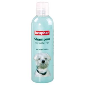 Shampooing beaphar pour chien blanc ou de couleur claire