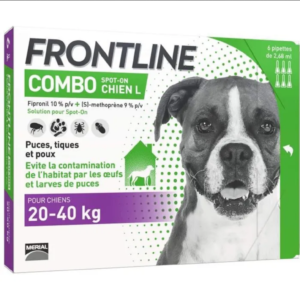 FRONTLINE 6 pipettes Combo - Pour chien de 20 à 40 kg
