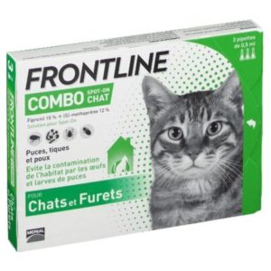 Combo Chat anti-puces et tiques - 3 pipettes